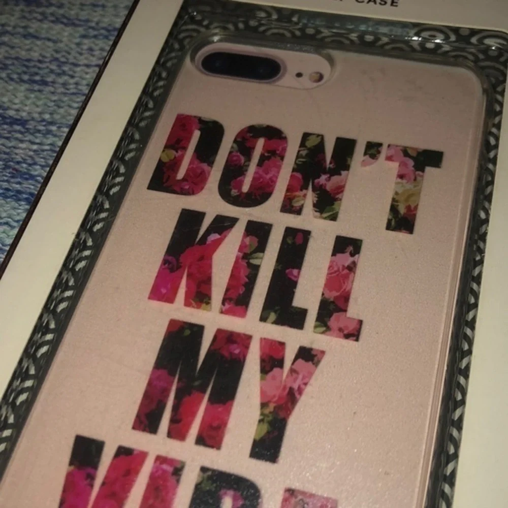 IPHONE 7/8 plus Clear Case “DON’T KILL MY VIBE”